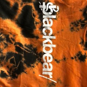 BLACKBEAR cropped tie dye tee